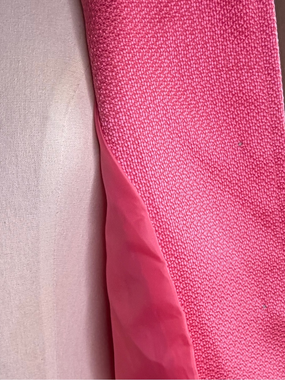 Tahari Arthur S. Levine Women’s Pink Textured Button-Front Jacket Size 12 - Picture 3 of 10